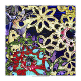 Bejeweled Woodblock IV Giclee Print by Ricki Mountain