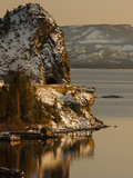 Cave Rock Tunnel Seen from Logan Shoals East Side Lake Tahoe Nevada, USA Photographie par Tom Norring