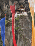 Prayer Flags, Tiger's Nest, Bhutan Photographic Print by Dennis Kirkland