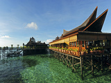 Luxury Hotel, Mabul, Semporna, Borneo, Malaysia Photographic Print by Anthony Asael