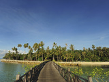 Luxury Hotel, Mabul, Semporna, Borneo, Malaysia Photographic Print by Anthony Asael