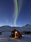 Caribou Bluff Cabin, White Mountain National Recreation Area, Alaska, USA Photographic Print by Hugh Rose