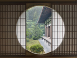 Tea House Window, Sesshuji Temple, Kyoto, Japan Photographic Print by Rob Tilley