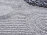 Raked Sand Patterns, Kodai-Ji Temple, Kyoto, Japan Photographic Print by Rob Tilley