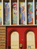 Three Men Praying Outside on the Steps of Nda Mariam Orthodox Church, Asmara, Ethiopia, Eritrea Fotografisk tryk af Anthony Asael Three Men Praying Outside on the Steps of Nda Mariam Orthodox Church, Asmara, Ethiopia, Eritrea Fotografisk tryk af Anthony Asael