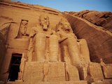 Statues, the Greater Temple, Abu Simbel, Egypt Fotografie-Druck von Miva Stock