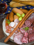 Selection of French Meat and Saunited States of Americages, France, French Cooking Photographic Print by Nico Tondini