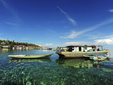 Dayak Lau, Mabul, Semporna, Borneo, Malaysia Photographic Print by Anthony Asael
