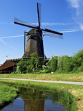 Windmills, Zaanse Schans, Zaanstad, Netherlands Photographic Print by Miva Stock