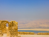 Masada Ruins, Dead Sea, Israel Photographic Print by Keren Su