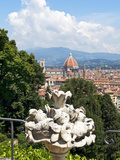 Panoramic View of Florence from Bardini Garden, Florence, UNESCO World Heritage Site, Italy Photographic Print by Nico Tondini