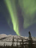 Aurora Borealis, Grayling Lake, Alaska, USA Photographic Print by Hugh Rose
