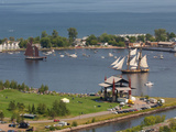 Tall Ships, Duluth Harbor, Duluth, Minnesota, USA Photographic Print by Peter Hawkins