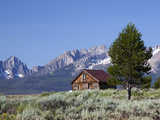 Old Barn, Sawtooth National Recreation Area, Idaho, USA Photographic Print by Jamie & Judy Wild