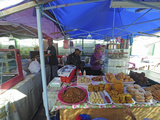 Street Vendor, Sandakan, Borneo, Malaysia Photographic Print by Anthony Asael