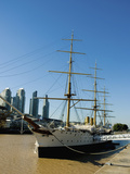 Frigate Presidente Sarmiento, Puerto Madero, Buenos Aires, Argentina Photographic Print by Inger Hogstrom