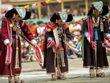 Traditional Dances, Ladakh, India Photographic Print by Jaina Mishra
