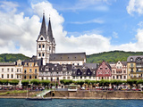 Houses and Church of St. Severus, Boppard, Germany Photographic Print by Miva Stock