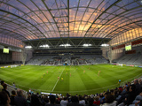 Football Game, Forsyth Barr Stadium, Dunedin, South Island, New Zealand - Fisheye Photographic Print by David Wall