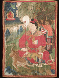 Thangkas, or Scrolls, Chemrey Monastery, Ladakh, India Photographic Print by Jaina Mishra