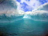 Iceberg with Fluted and Honeycomb Textures, Gibbs Island, Weddell Sea, Antarctica, Polar Regions Photographic Print by Miva Stock