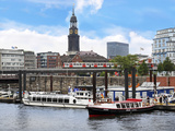 Tour Boats, Hamburg, Germany Photographic Print by Miva Stock
