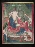 Thangkas, or Scrolls, Chemrey Monastery, Ladakh, India Photographic Print by Jaina Mishra