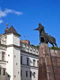 Monument to Gediminas, Vilnius, Lithuania Photographic Print by Miva Stock