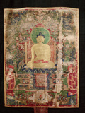 Thangkas, or Scrolls, Chemrey Monastery, Ladakh, India Photographic Print by Jaina Mishra