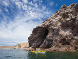 Sea Kayakers, Punta Perico, Isla Carmen, Baja, Sea of Cortez, Mexico Photographic Print by Gary Luhm