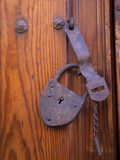 Antique Metal Lock, San Miguel De Allende, Mexico Photographic Print by John & Lisa Merrill