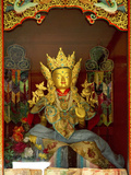 Thikese Monastery, Interior, Ladakh, India Photographic Print by Jaina Mishra
