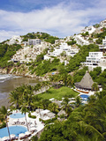 Resorts and Mansions by Acapulco Beach, Acapulco, Mexico Photographic Print by Miva Stock