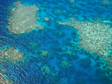 Aerial View of the Great Barrier Reef, Queensland, Australia Photographic Print by Miva Stock