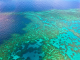 Aerial View of the Great Barrier Reef, Queensland, Australia Photographic Print by Miva Stock