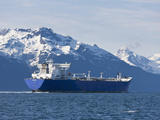 Empty Oil Tanker, Prince William Sound, Alaska, USA Photographic Print by Hugh Rose