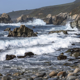 Surf on Rocks, Garrapata State Beach, Big Sur, California Pacific Coast, USA Photographie par Tom Norring