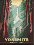 Parque Nacional de Yosemite Impressão em tela esticada por Anderson Design Group