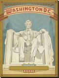Washington, DC Stretched Canvas Print by  Anderson Design Group