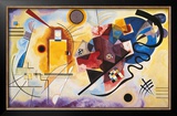 Yellow, Red and Blue, c.1925 Print by Wassily Kandinsky