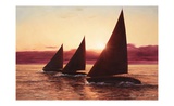 Evening Sails Posters by Diane Romanello