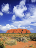 The Holy Mountain of Uluru, Ayers Rock, Uluru-Kata Tjuta National Park, Australia Photographic Print by Miva Stock