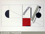 Magazine Cover Design Twists Poster by El Lissitzky