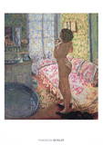 Le Cabinet de Toilette au Canape Rose Print van Pierre Bonnard Le Cabinet de Toilette au Canape Rose Print van Pierre Bonnard