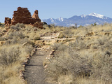Native American Ruins at Wupatki National Monument, Arizona, USA Photographie par Luc Novovitch