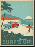 Surf's Up Stretched Canvas Print by  Anderson Design Group