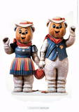 Winter Bears Affiches par Jeff Koons