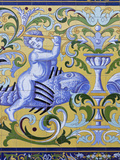 Fabrica De Hielo Tile, Sanlucar De Barrameda, Spain Photographic Print by Walter Bibikow