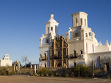 Mission San Xavier Del Bac, Arizona, USA Photographie par Luc Novovitch