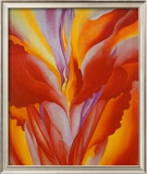 Red Canna Prints by Georgia O'Keeffe